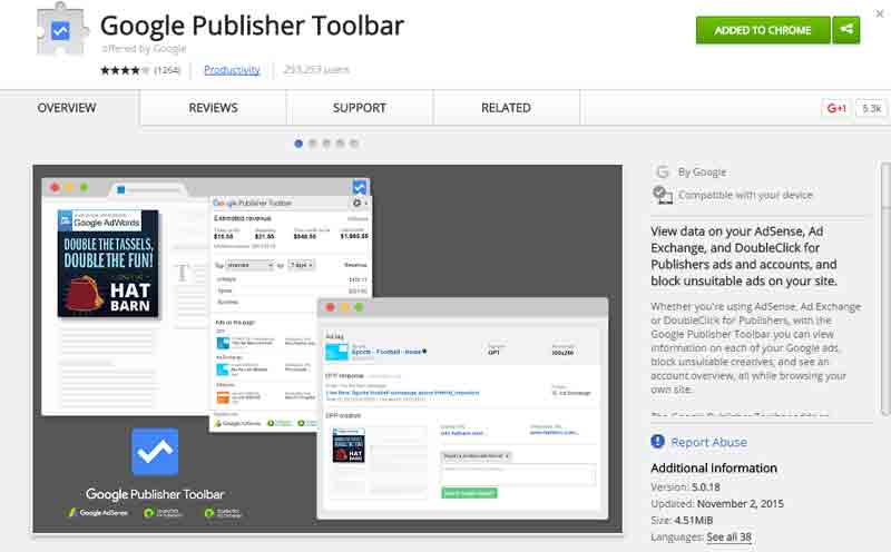google-publisher-toolbar